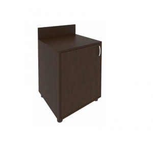 Тумба с полкой с бортиком левая С-Т-60 Л /600x550x750/Венге цаво/