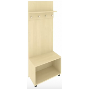 Вешалка с багажницей С-ВБ-80 /800x400x2050/Клён/