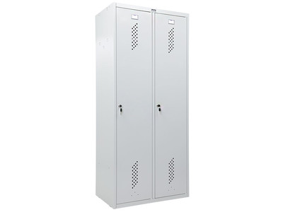 Шкаф LS-21-80 1830*813*500 Серый полуматовый, двери оранжевый цвет