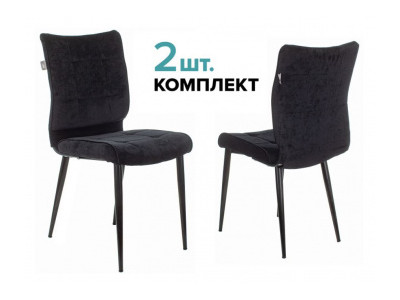 Стул для кухни Бюрократ KF-4_2 комплект 2шт /черный Light 20/