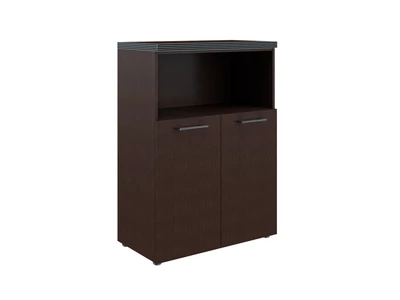 TORR TМC 85.1 Шкаф с глухими средними дверьми и топом 856x450x1203/венге/
