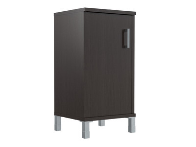 B 411.2 Шкаф колонка низкая с глухой малой дверью/475x450x943/венге Магия/
