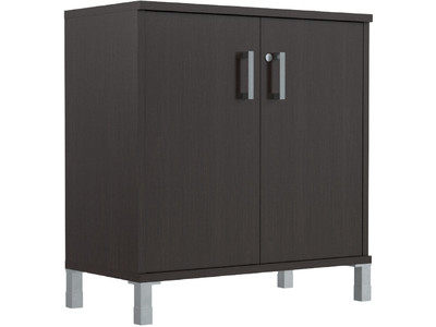 B 410.3(RZ) Шкаф низкий с замком в глухих малых дверях/900x450x943/венге Магия/