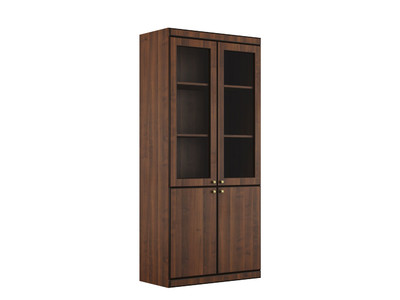CPT1750002 Шкаф для бумаг 600x400x2000 /Орех темный/