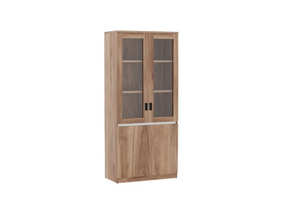 LVP19050006 Шкаф для бумаг 90x45x220 /Орех бренди/