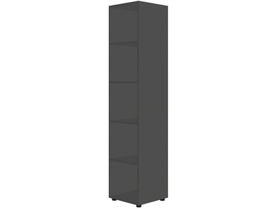 Kv-45 Стеллаж высокий узкий 440x440x2050/антрацит/