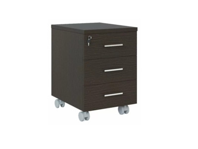FERMO WOOD Тумба подкатная, 3 ящика 72T002 410x500x600/венге/