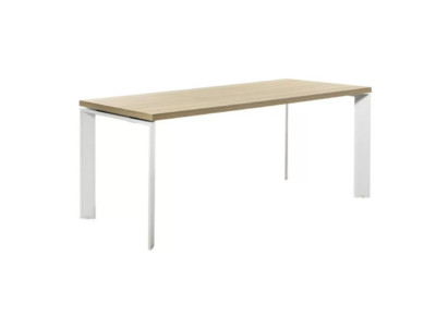 FERMO Стол L160 FE160 1600x900x770/cветлый дуб/белый/