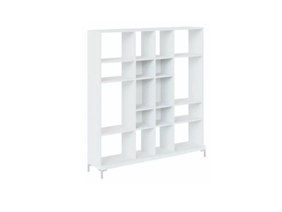 FERMO Стеллаж 72H005 1880x400x2020/cветлый дуб/белый/