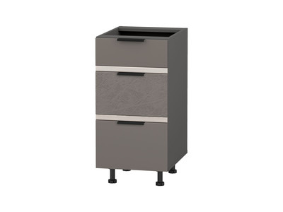 105.90 Стол с 3 ящиками (система Hettich) 400х530х820