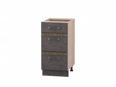 101.90 Стол с 3 ящиками (система Hettich) 400х530х820