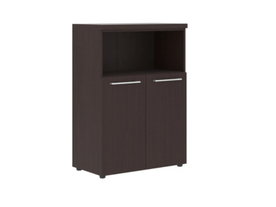 AMC 85.3 Шкаф с глухими малыми дверьми и топом 850x430x1203 /Венге Магия/