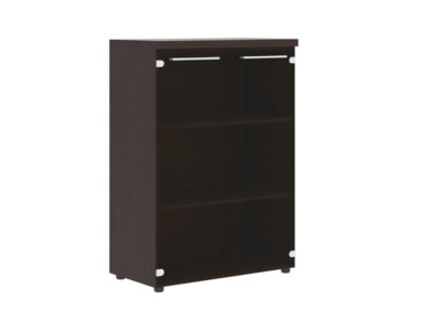 AMC 85.7 Шкаф со стеклянными дверьми и топом 850x430x1203 /Венге Магия/