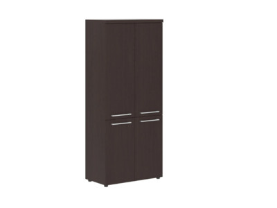 AHC 85.3 Шкаф с глухими средними и малыми дверьми 850x430x1968 /Венге Магия/