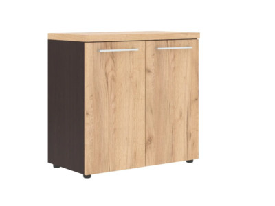 ALC 85.1 Шкаф с глухими малыми дверьми и топом 850x430x833 /Дуб Бофорд/Дуб Венге/