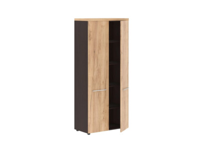 AHC 85.1 Шкаф с глухими дверьми и топом 850x430x1968 /Дуб Бофорд/Венге Магия/