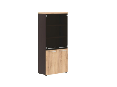 AHC 85.7 Шкаф комбинированный с топом 850x430x1968 /Дуб Бофорд/Венге Магия/