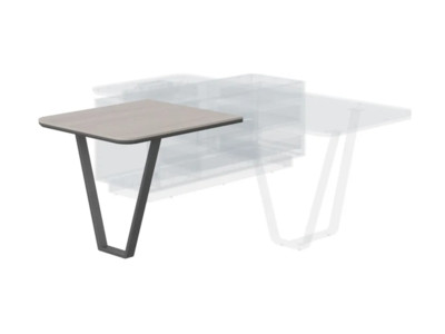 СФ-573409.1 Брифинг-приставка 920x810x762 /Дуб серый/Антрацит/