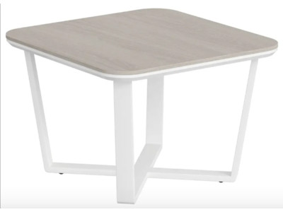 СФ-571608.1 Стол журнальный 750x750x500 /Дуб серый/Белый/