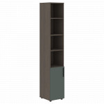 VHCS 40.5 Шкаф-колонка с глухой малой дверью 400х430х2253 /Дуб сильвер/Нефрит/