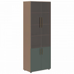 VHCS 80.3 Шкаф с глухими средними и малыми дверьми 800х430х2285 /Кобра/Нефрит/