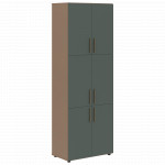 VHCS 80.8 Шкаф с 3-мя комплектами глухих малых дверей 800х430х2285 /Кобра/Нефрит/