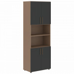 VHCS 80.4 Шкаф с 2-мя комплектами глухих малых дверей 800х430х2285 /Кобра/Яшма/