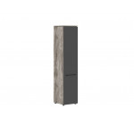 Шкаф колонка с глухой дверью MHC 42.1t  429x423x1956 мм/Сосна Нордик/Антрацит/