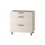 109.92 Стол с 3 ящиками ( с системой плавного закрывания) 800х530х820