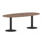 ПРГ-3 Стол для переговоров 2200x1100x750 /ясень шимо/антрацит/