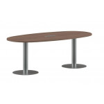 ПРГ-3 Стол для переговоров 2200x1100x750 /ясень шимо/серебряный/