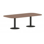 ПРГ-8 Стол для переговоров 2400x1200x750 мм /ясень шимо/антрацит/