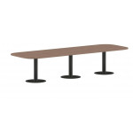 ПРГ-7 Стол для переговоров 3600x1200x750 мм /ясень шимо/антрацит/