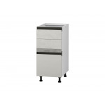 104.90.1 Стол с 3 ящиками (система Hettich) 400х560х880