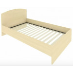 Кровать с изголовьем и ортопедическим основанием С-КИ-120 /1250x2050x900/Клён/