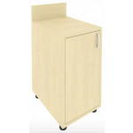 Тумба с полкой с бортиком левая С-Т-40 Л /400x550x750/Клён/