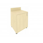 Тумба под холодильник с бортиком левая С-ТХ-60 Л /600x550x750/Клён/