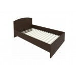 Кровать с изголовьем и ортопедическим основанием С-КИ-120 /1250x2050x900/Венге цаво/
