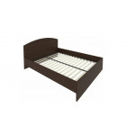 Кровать с изголовьем и ортопедическим основанием С-КИ-160 /1650x2050x900/Венге цаво/