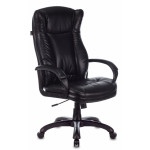 Кресло CH-879N черный Leather Venge Black эко. кожа крестовина пл./черный