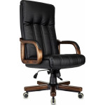 Кресло T-9932Walnut черный эко.кожа