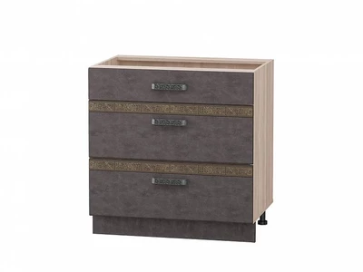 101.92 Стол с 3 ящиками (система Hettich) 800х530х820