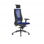 Кресло Samurai B2-16D-TS+Infinity/Kb09/Nb09/D03P/H13mL-2D(M06.B11.G22.W27) Синий/Черный