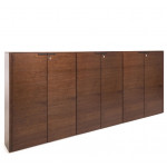 РЭЙЛ/RAIL ШКАФ ДЛЯ БУМАГ Х3 SET_Bookcase*3_RT ДУБ ТАБАК