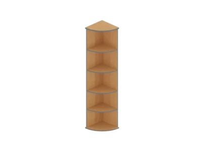 А-35 Стеллаж угловой 40*40*191 /ольха/