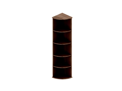 А-35  Стеллаж угловой  40*40*191/ясень шимо/