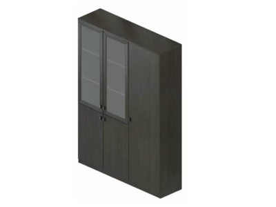Сидней Sd-63N Комбинированный шкаф с гардеробом 145*40*203 /антрацит/вишня вермонт/
