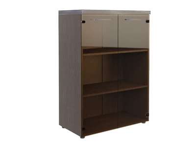 TORR TМC 85.2 Шкаф со стеклянными дверьми и топом 856x450x1203/венге/