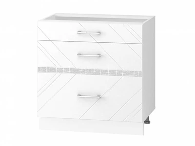 102.92 Стол с 3 ящиками (система Hettich) 800х530х820