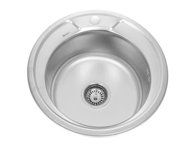 Мойка врезная Sinklight 510 мм 0.8/180 + сифон/